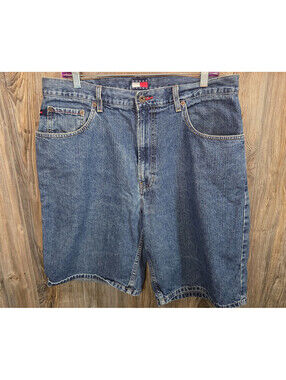 Tommy Hilfiger Denim Shorts Men 36 (36x10) Jorts Baggy Loose Hip Hop Skate VTG